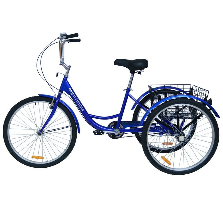 Royal London Adult Tricycle 3 Wheeled Trike Bicycle w Shopping