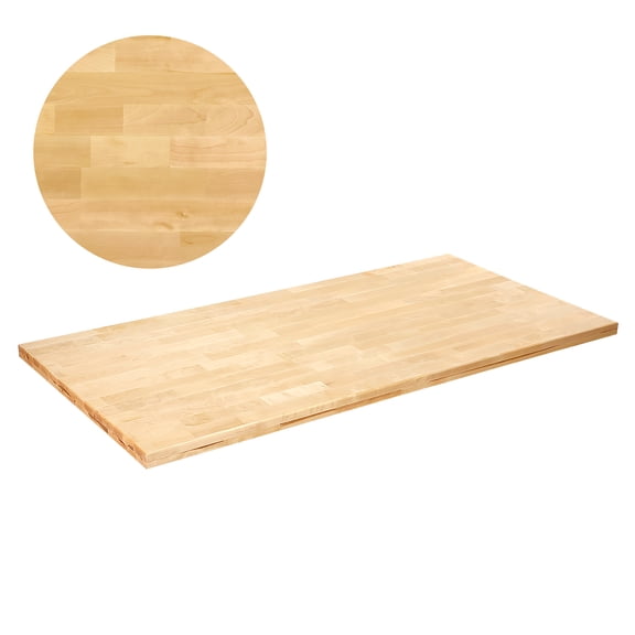 VEVOR Wood Table Top, Holds up to 330 lb, 29.5" x 23.6" x 1.5" Rectangular Countertop for Height Adjustable Electric Standing Desk Frame, Universal Solid One-Piece Maple Desktop for Office&Home Desk