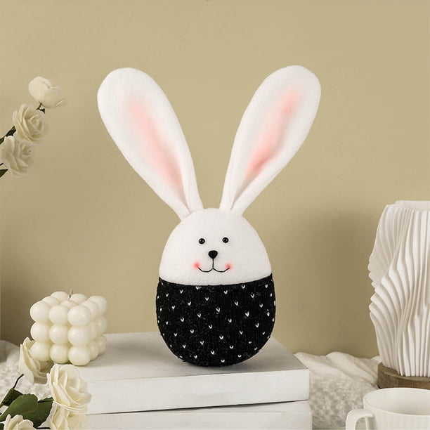 Hogar y jardín, decoración del hogar, juego de decoración de fiesta de conejito lindo de Pascua, muñeco enano sin rostro, decoración de conejo