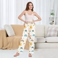thumbnail image 6 of FORMRS Women's Pajama Pants with Pockets Soft Comfy Loungewear Sleep Bottom, Sizes S-2XL, Rainbows Pattern, 6 of 8