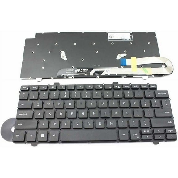 New US Black English Backlit Laptop Keyboard (Without palmrest) for Dell Latitude 3120 E3120 2-in-1 P/N: 0X425R X425R