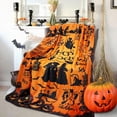 thumbnail image 3 of Halloween Witch Flannel Fleece Throw Blanket for Couch Sofa Bed Chair Decor Hocus Pocus Women's Decoration, 3 of 9