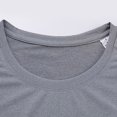 thumbnail image 2 of Vedolay Casual Tops For Men Men's Short Sleeve Soft T-Shirt Casual Solid Color Crew Neck Tee Tops Pocket Shirt,Gray XL, 2 of 5