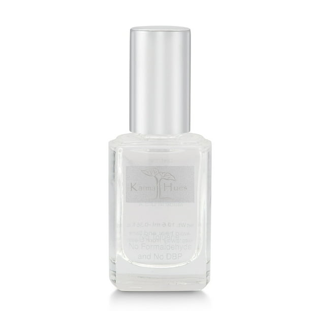 Karma Organic Gel Top Coat Esmalte de uñas 0.43 FL oz Acabado con brillo UV Secado rápido Sin limpiar Laca de uñas Larga duración Sin astillas Top Coat Gel de alto brillo para uñas acrílicas Arte - No