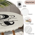 thumbnail image 3 of Letter R Round Tablecloth for 55-60 Inch Tables, Fitted Table Cover with Elastic Edge, Monogram Words Waterproof Outdoor Table Cloth Protector for Patio Garden Dinner Picnic, 3 of 9