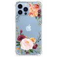 thumbnail image 4 of Compatible with iPhone 13 Pro Case 6.1 Inch , Flower Clear TPU Slim Bumper Shockproof Protective Soft Floden Lite Series Phone Case Cover（007）, 4 of 4