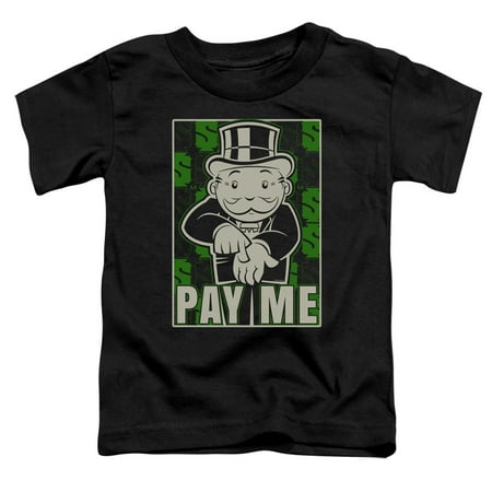 

Monopoly - Pay Me - Toddler Short Sleeve Shirt - 4T