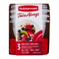 thumbnail image 3 of Hermético Rubbermaid Take Alongs Twist & Seal 3 pack con Tapa Roja 473 ml, 3 of 3