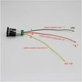 thumbnail image 1 of jfqm Car Red Light Packing Radar Power On Off Camera Mirror Switch Button Fit for VW Golf 6 Fit for Jetta 5 MK5 Caddy EOS Scirocco (Color : Radar), 1 of 5