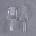 thumbnail image 5 of 5pcs Mini Clear Plastic Ice Scoop Scoopers for Weddings Candy Dessert Buffet Ice Cream Protein Powder, 5 of 10