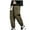 Army Green, variant on JIUKE Mens Cargo Pants Casual Drawstring High Waisted Cinch Bottom Workout Casual Jogger Pants with Multi Pockets