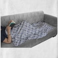 thumbnail image 6 of Folk Art Soft Flannel Fleece Throw Blanket, Geometric Design Inspired Snowflake Shapes in Boho Pattern Image, Cozy Plush for Indoor and Outdoor Use, 70" x 90", Pale Taupe and Multicolor, by Ambesonne, 6 of 6