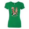thumbnail image 2 of If It's Not a Pitbull It's Just a Dog Gift | Womens Dog Lover Slim Fit Junior Tee, Kelly, Small, 2 of 3