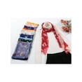 thumbnail image 6 of Women's Floral Multicolor Scarf, Lightweight Pattern Silk Satin 50s Sunscreen Head Wrap Scarves for Summer One Size Style-3-, 6 of 6