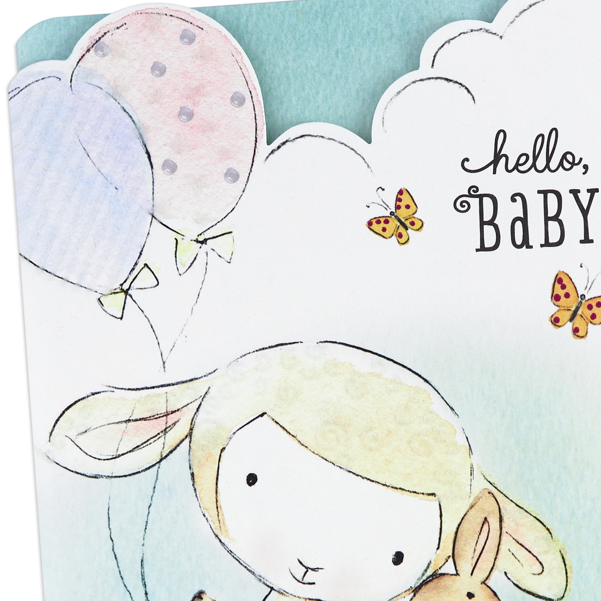 Hallmark New Baby Card (Snuggles and Ticklish Toes)