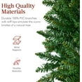 thumbnail image 7 of Unlit Pencil Christmas Tree, 6ft Premium Artificial Tree, Realistic Spruce Holiday Decor w/ 618 Branch Tips, Metal Base, 7 of 7