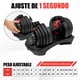 thumbnail image 4 of Mancuerna Ajustable X-Rush ( 2.5 a 24 kg) con Sistema de Dial Rápido y Base, 4 of 8