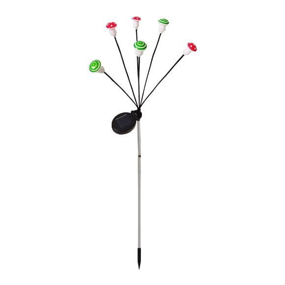 Solar Lights Outdoor Gardensolar Garden Light -6-Head Solar Glowworm Umbrella Plant Light, Ip65 Solar Outdoor Light Decoration, Solar Sway Light, Swaying in the Wind, Solar Out