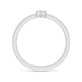 thumbnail image 2 of ANGARA Natural Marquise Diamond Split Shank Ring in 14K White Gold for Women (Size-5x3mm| Color-G| Clarity-VS2) | April Birthstone, Anniversary, Jewelry Gift for Women | Natural Diamond Ring, 2 of 8