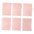 thumbnail image 4 of LEORX Detachable Tab Dividers PP for Home Office Binder 6Set 8.3x5.8x0.04In, 4 of 8