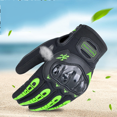 thumbnail image 4 of Guantes de moto con pantalla táctil guantes de moto de carrera con dedos ATV BMX bicicleta de montaña montando montañismo motocicleta todoterreno y otros deportes al aire libre, verde XL (ancho de la palma 9.5-10.5cm) Kuyhfg Sin marca, 4 of 4