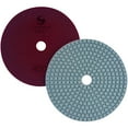 thumbnail image 1 of Stadea PPW123D Diamond Polishing Pads 4" For Concrete Terrazzo Stone Marble Granite Countertop Floor Wet Polishing, Grit 400 - Pack of 2, 1 of 2