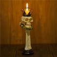 thumbnail image 3 of Estatuilla portavelas Macarena candelabro de calavera, 3 of 8