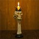 thumbnail image 3 of Portavelas de estatua de , escritorio, , decoración , estatua artesanal, 3 of 8