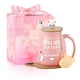 thumbnail image 1 of Taza de café BigNoseDeer Cat, 380 ml, cerámica, color rosa, set de regalo, 1 of 9