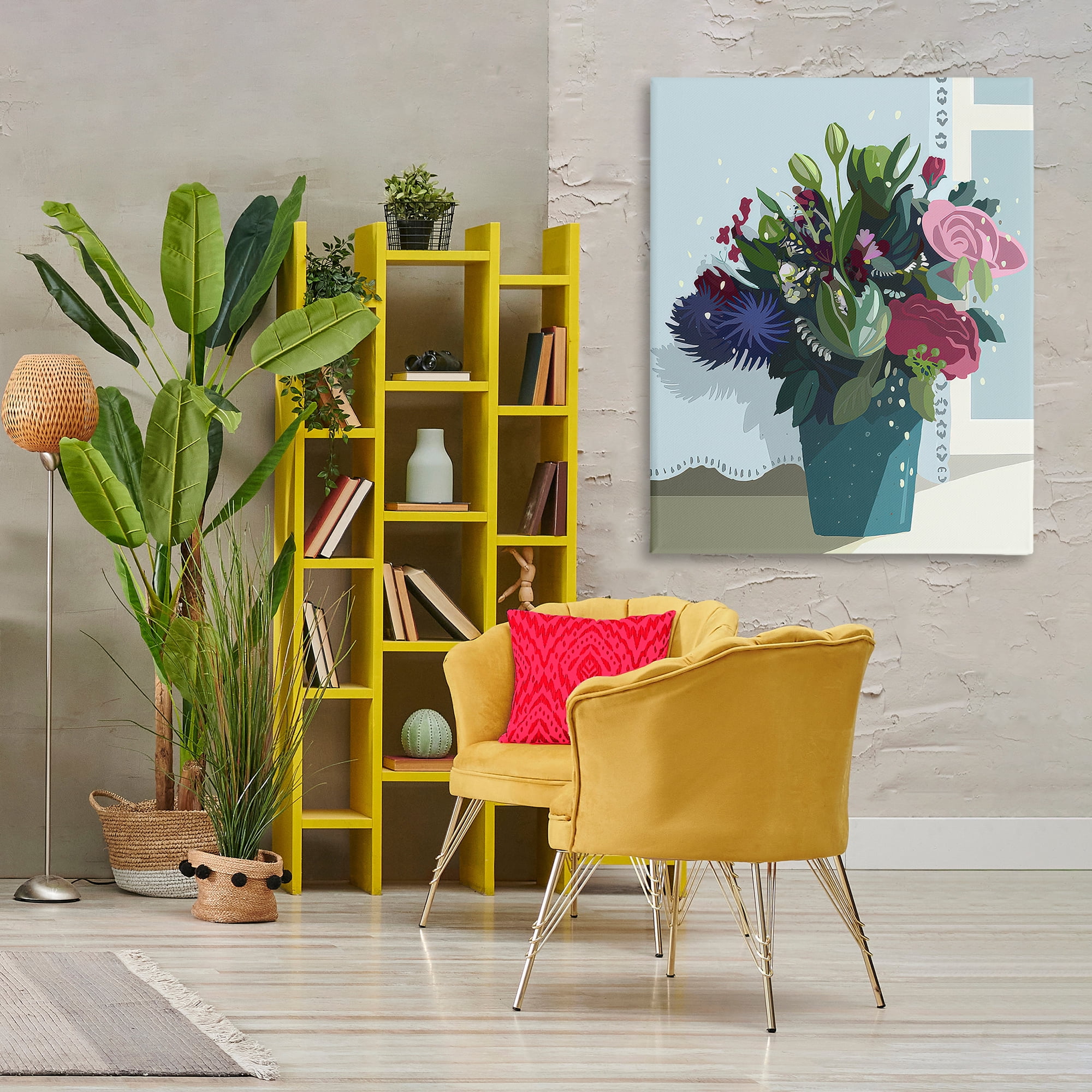 Stupell Industries After The Wedding Bouquet Plants & Flowers Painting Wrapped Canvas Art Print Wall Art, 36 x 48