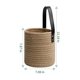 thumbnail image 2 of Cestas Para Plantas Colgantes Cuerda Tejida Cesta De Almacenamiento Decoración Rústica Para El Hogar Moyic HA042841-02, 2 of 6