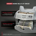thumbnail image 3 of Cassida Advantec 75 UV/MG Top Loading Bill Counter with Counterfeit Detection & Valucount, 3 of 7
