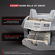 Cassida Advantec 75 UV/MG Top Loading Bill Counter with Counterfeit Detection & Valucount