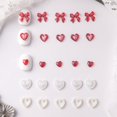 thumbnail image 2 of Colgantes para uñas JUNCHAO de resina 3D con forma de corazón rojo y rosa de San Valentín, 50 unidad, 2 of 7