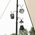 thumbnail image 4 of Outdoor Camping Lantern Pole S-Hook - Stainless Steel Pigtail-Shaped Non-Slip Portable Multi-Functional Gear Holder - For Outdoor Campers, Backpackers, Hiking, Picnics, Camping, 4 of 7