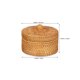 thumbnail image 5 of unbranded Cesta De Almacenamiento De Rattan Tejido Marrón Para Snacks Y En, 5 of 6