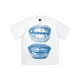 thumbnail image 1 of Double Blue Lips Grillz Boxy Cotton Tee Shirt Boxy Shirt opium, y2k, fashion, streetwear, unisex, men, women, cotton, crew neck, y2k, 1 of 6