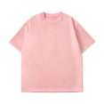 thumbnail image 1 of KIHOUT Camisetas para hombre, mujer, unisex, de gran tamaño, de algodón, vintage, para entrenamiento, gimnasio, lavadas, informales, camisetas, tops, liquidación, 1 of 3