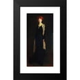 thumbnail image 2 of Robert Henri 14x24 Black Modern Framed Museum Art Print Titled - Lady in Black with Spanish Scarf (O in Black with a Scarf), 2 of 5