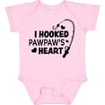 thumbnail image 3 of Inktastic I Hooked Pawpaw's Heart with Fishing Rod Boys or Girls Baby Bodysuit, 3 of 5