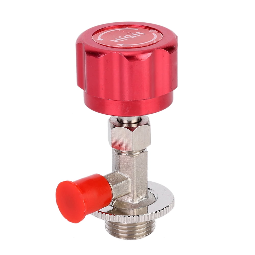 Refrigerant Can Tap, R134A High Hardness 1/4 Inch BSP Can Tap Dispensing Valve 11mm Diameter  For Air Conditioning