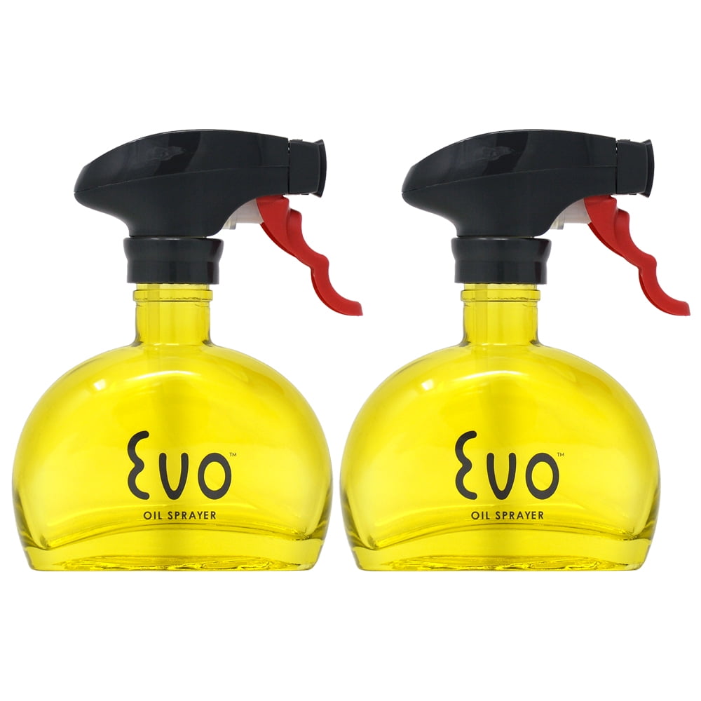 Evo Oil Sprayer Yellow Glass NonAerosol for Olive Oil and Cooking Oils