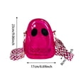 thumbnail image 4 of ibiyuan Halloween Pumpkin Clear Crossbody Purse, Transparent Novelty Ghost Purse Cute Spooky Season Shoulder Bag for Women, 4 of 7