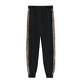 thumbnail image 6 of Frontwalk Ladies Sweatsuits Hoodies 2 Piece Outfit Leopard Print Jogger Set Women Athletic Hooded Sweatshirts And Sweatpants Long Sleeve Tracksuit Sets Black XS, 6 of 7