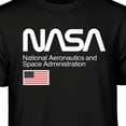 thumbnail image 2 of Teelocity NASA Classic Logo Graphic T-Shirt (Large, Black), 2 of 4