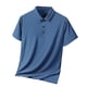 thumbnail image 1 of Gibobby Camisa Polo Hombre Polo de piqué de algodón elástico sólido de Manga Corta Camisa de Polo para Hombre(Azul,G), 1 of 5