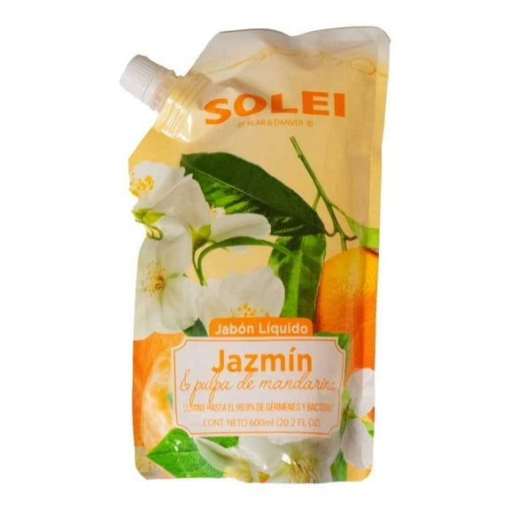Jabón líquido Prichos Solei Líquido con Pulpa de Mandarina Multicolor 600 ml