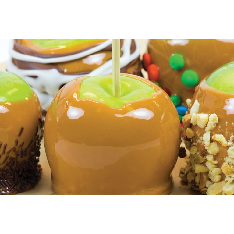 Nostalgia CCA5 Lazy Susan Chocolate and Caramel Apple Party with