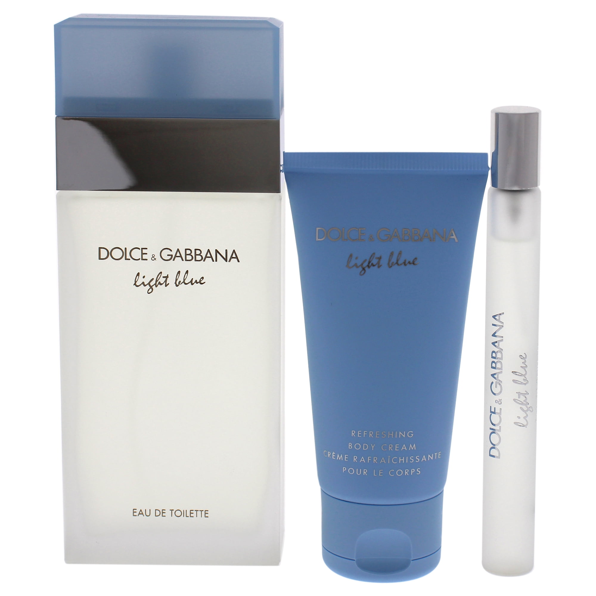 DOLCE & GABBANA Light Blue セット Dolce &amp; Gabbana Light Blue EDT 100mL Gift Set For