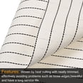 thumbnail image 5 of Uxcell Place Mats, 450x300mm Table Mats Pack of 2 Washable Woven Placemat White, 5 of 6